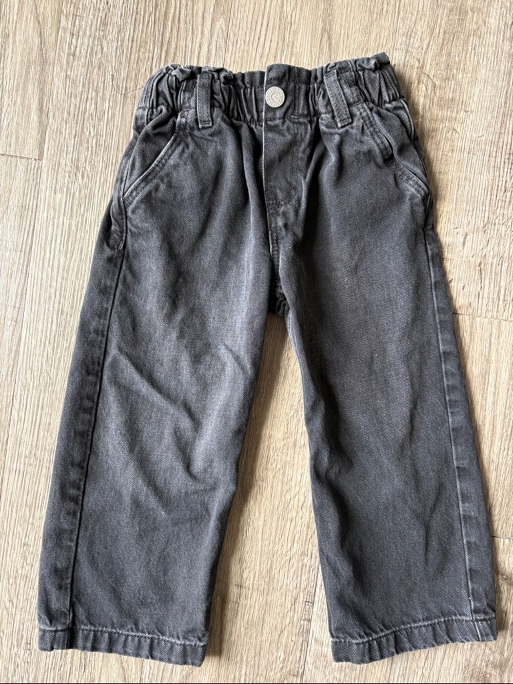 H&M Kids Charcoal Gray Relaxed Jeans